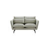 ZWEISITZER-SOFA Layla-Velluto 15 - Hellgrau, Holz/Textil (171/95/98cm)