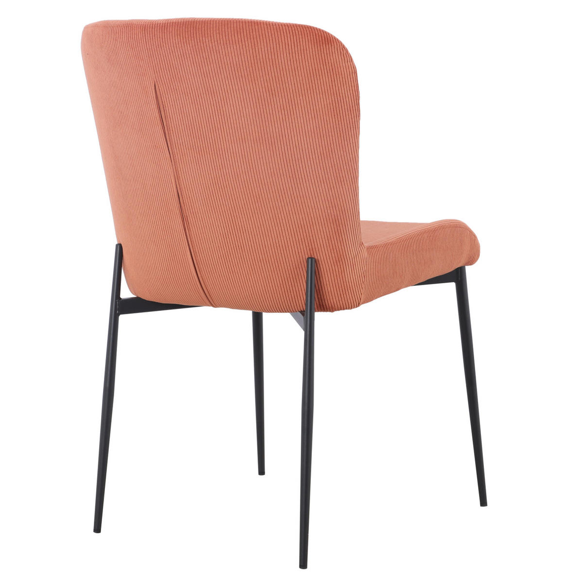 ESSZIMMERSTÜHLE 2er Set FREDDIE Rostrot - Rot, Textil (48/83/56cm) - SVITA