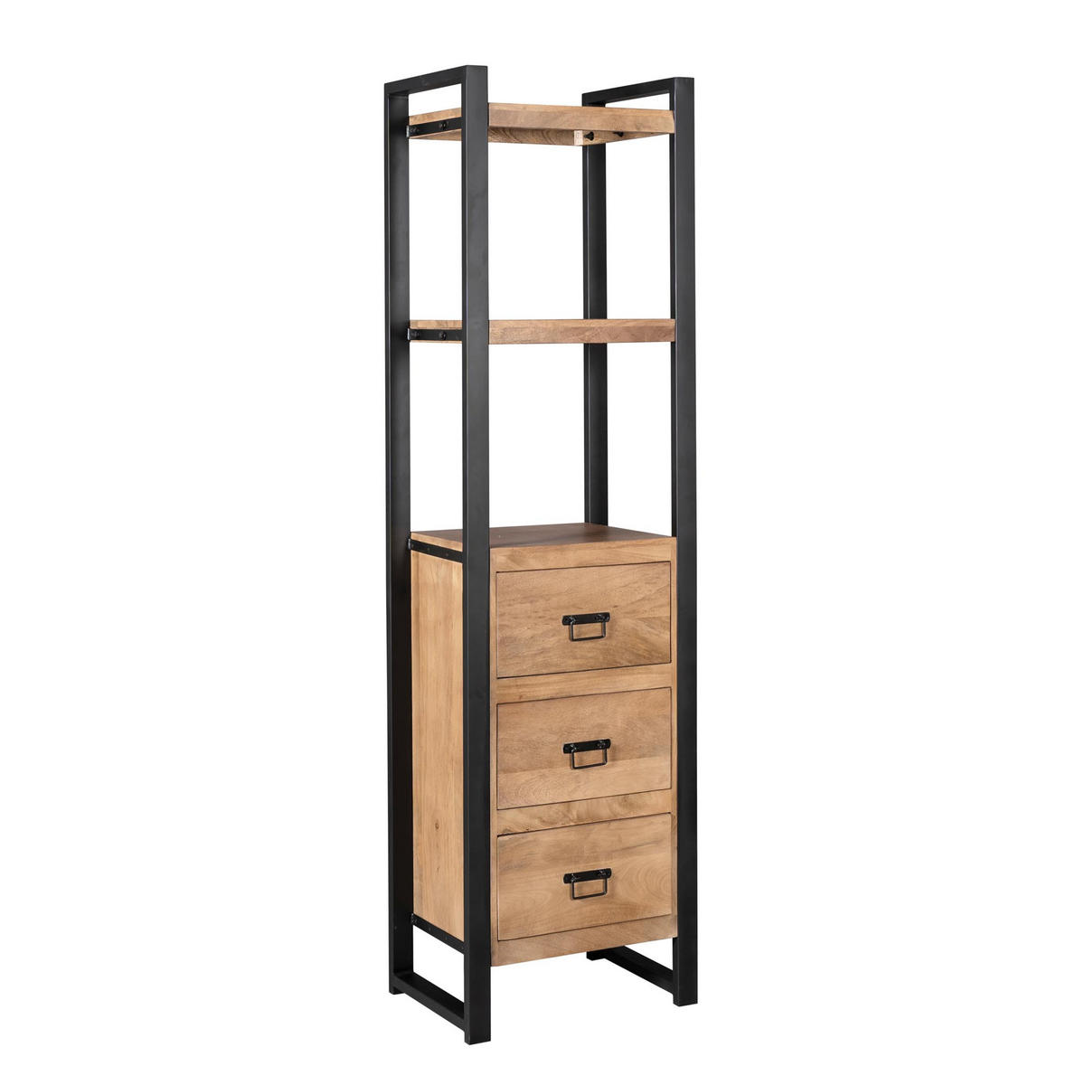 BÜCHERREGAL Britt Braun 40/55/200 cm - Braun, Holz (55/200/40cm) - Starfurn