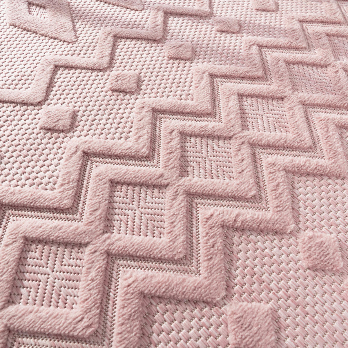 OUTDOORTEPPICH 60/100 cm Livorno 671 - Pink, Textil (60/100cm) - Paco Home