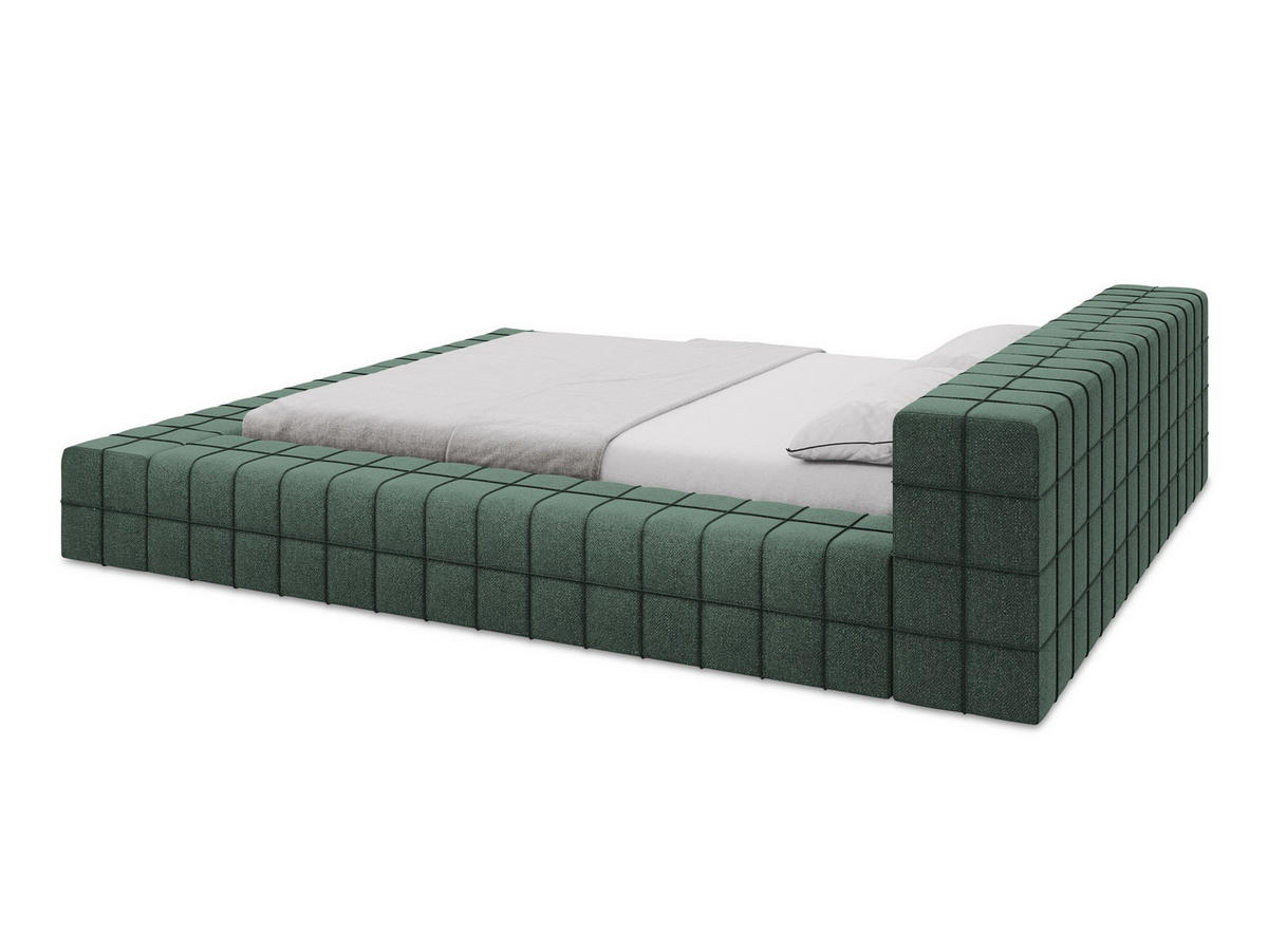 POLSTERBETT mit Bettkasten und Lattenrost 180x228 Rot - Rot/Weinrot, Kunststoff/Textil (160/200cm) - Makamii