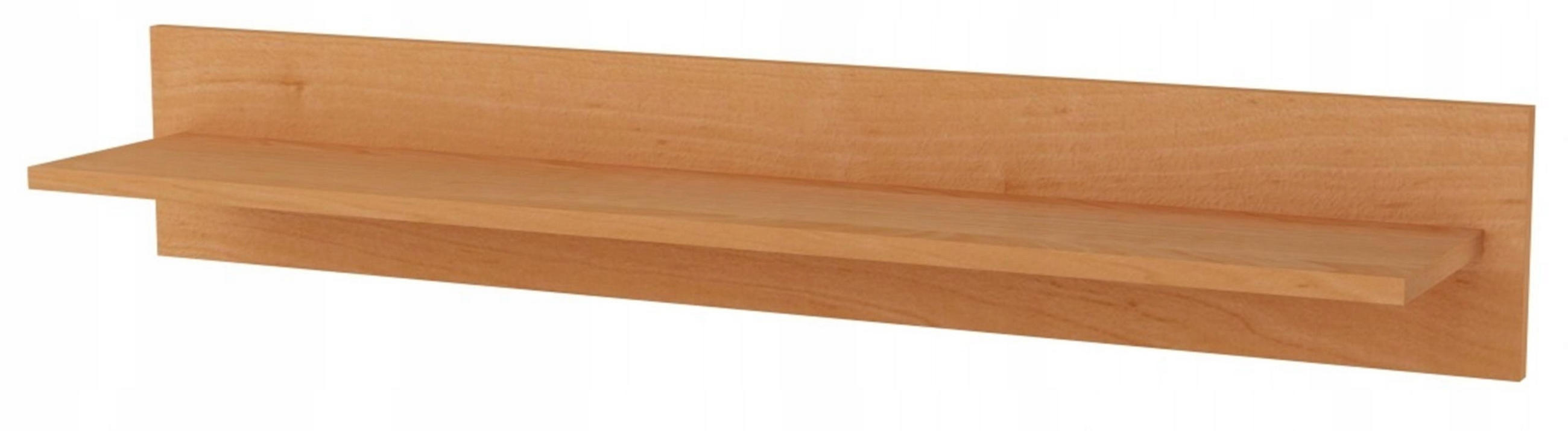 WANDREGAL POL100 Erle 98/18/16 cm - Erlefarben, Holzwerkstoff (98/16/18cm) - Matkam Möbel