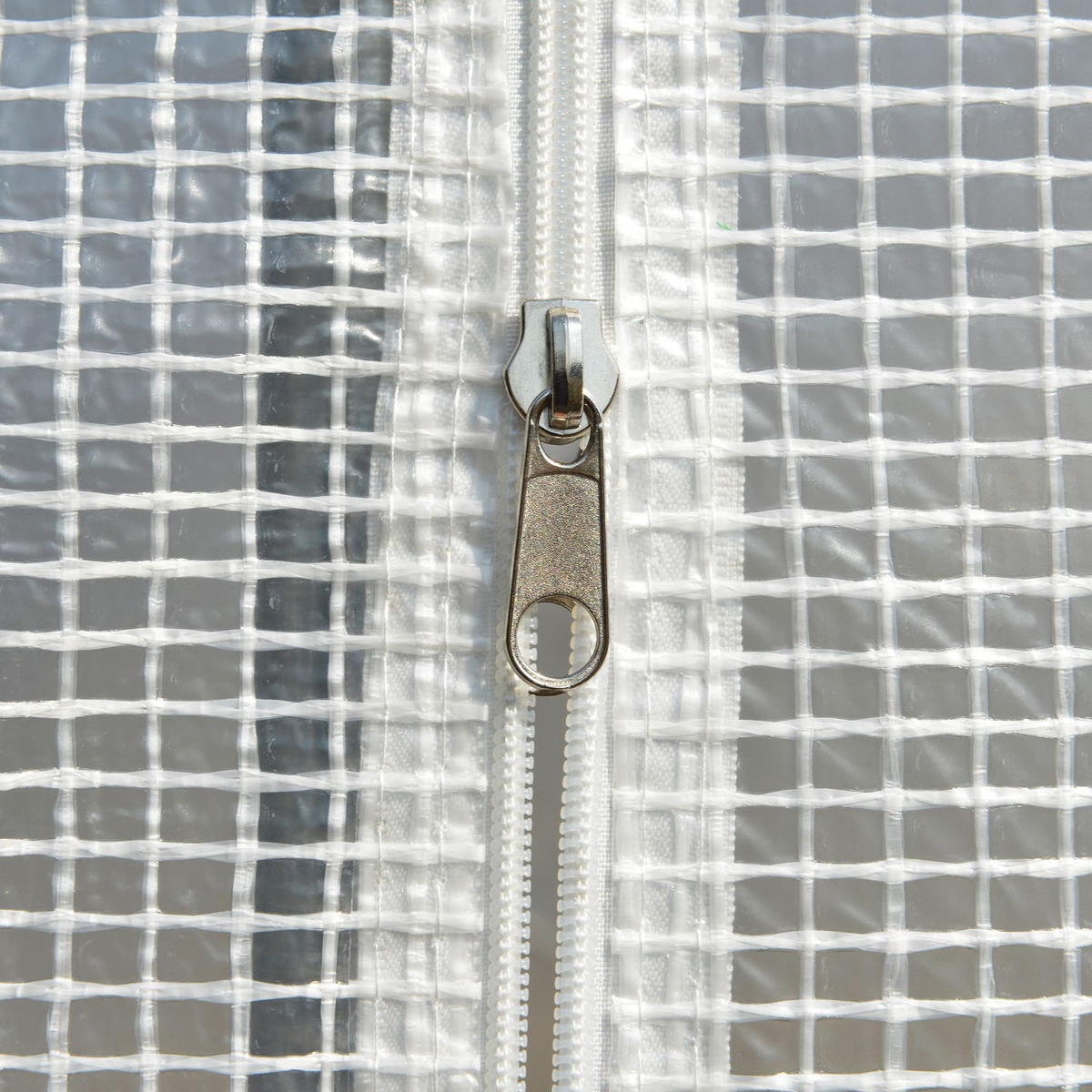 GEWÄCHSHAUS 2,95x2x2 m Tunnel weiß - Weiß, Metall (295/200/200cm) - Fortuna Lai