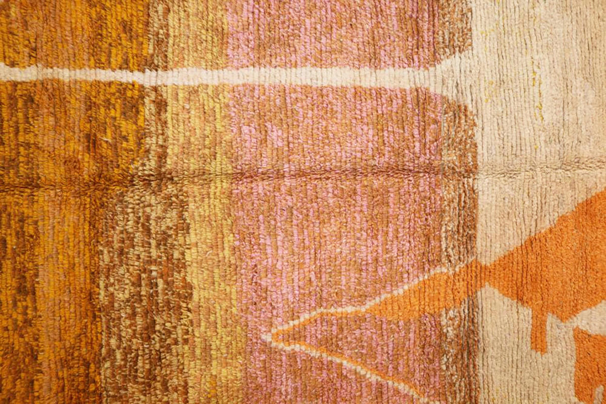 BERBERTEPPICH Boujad 200x 300 cm - Gelb, Naturmaterialien (200/300cm) - AFK Living