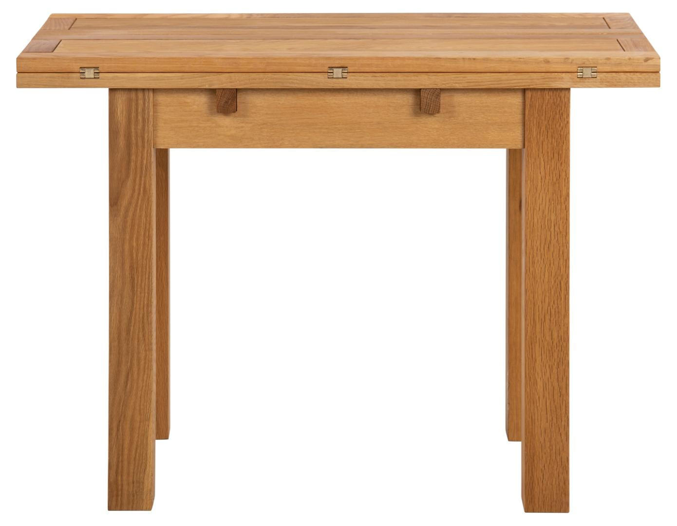ESSTISCH Eichenfurnier - Eiche Wotan, Holzwerkstoff (90/100/75cm) - ebuy24
