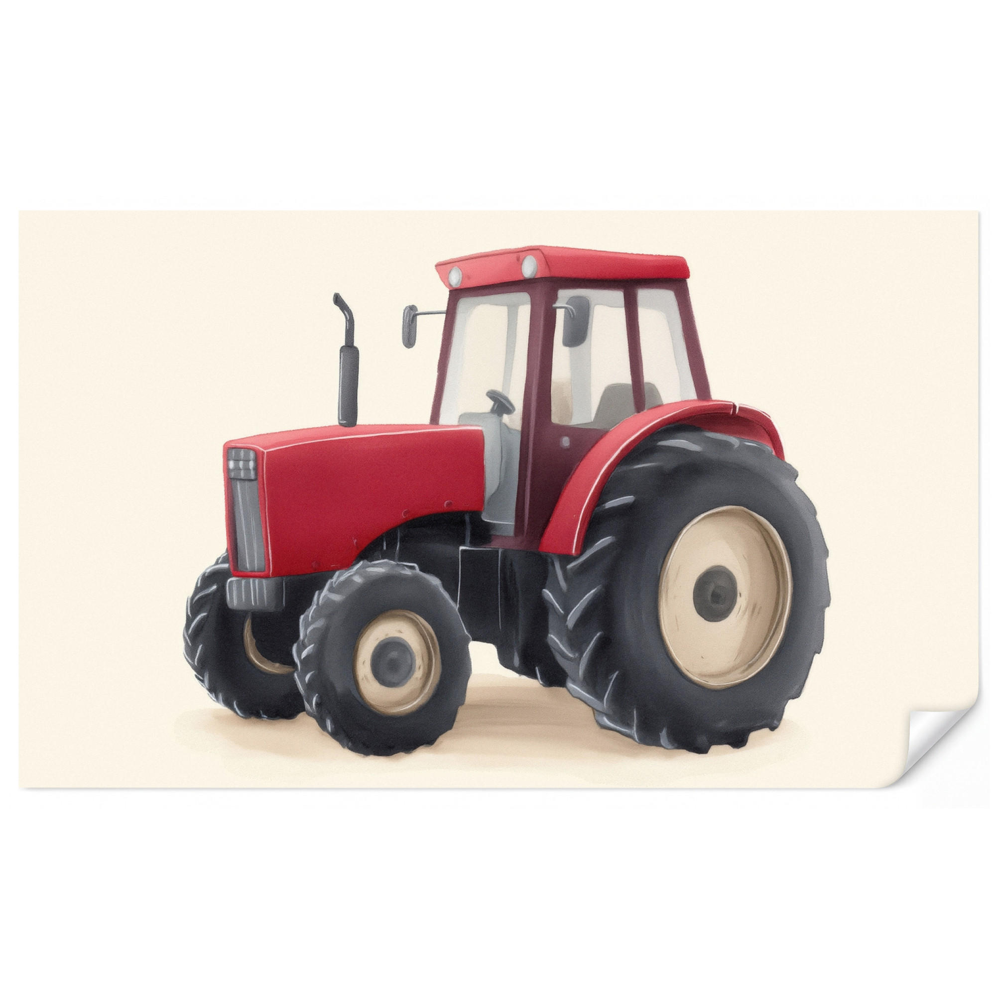 OnlyWow Kindertapete Rot 450x260 cm