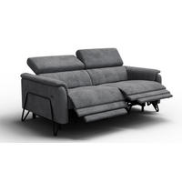 RELAXSOFA RODEN 3-Sitzer, dunkelgrau - Dunkelgrau, Holz/Textil (194/82/103cm) - Courtois Laville