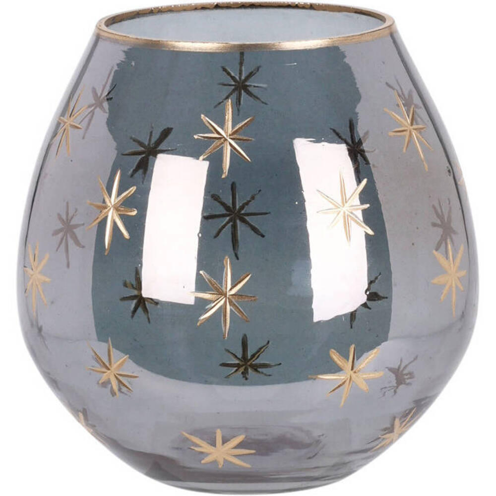 Home Styling Collection Teelichthalter Grau 10 cm