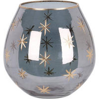 TEELICHTHALTER Glas 10 cm - Grau, Glas (10/10cm) - Home Styling Collection