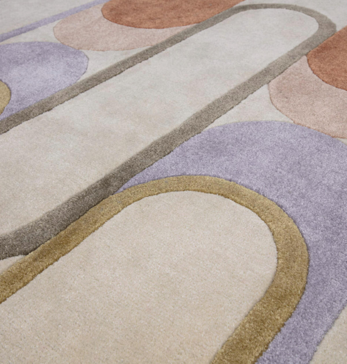 TEPPICH modern Wohn-/Schlafzimmer Retro MOTA Mehrfarbig 120x170 cm - Multicolor, Textil (120/170cm) - Novatrend