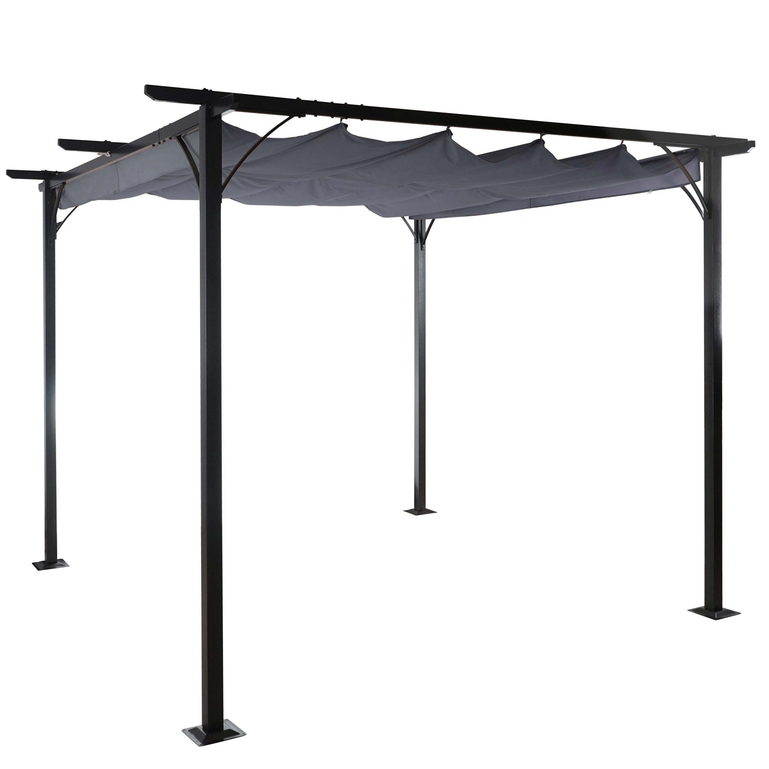 Berlinlodge Pergola Grau 300x232x300 cm