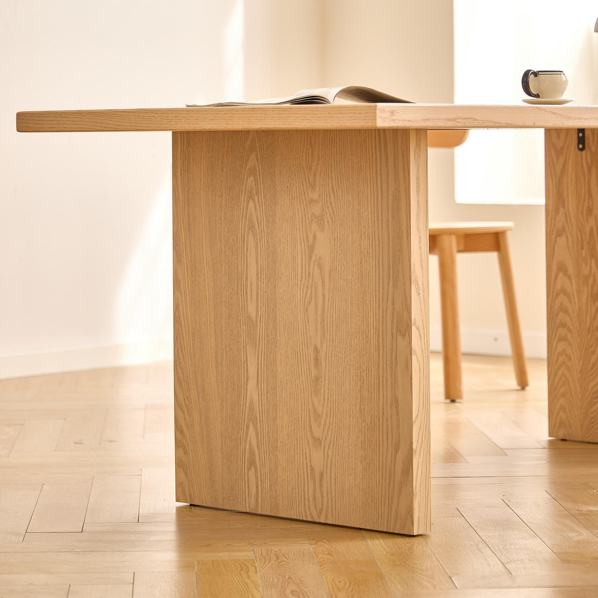 ESSTISCH Rechteckig Braun 180 x 95 x 75 (cm) - Braun, Holz (90/180/76cm) - Nordlys