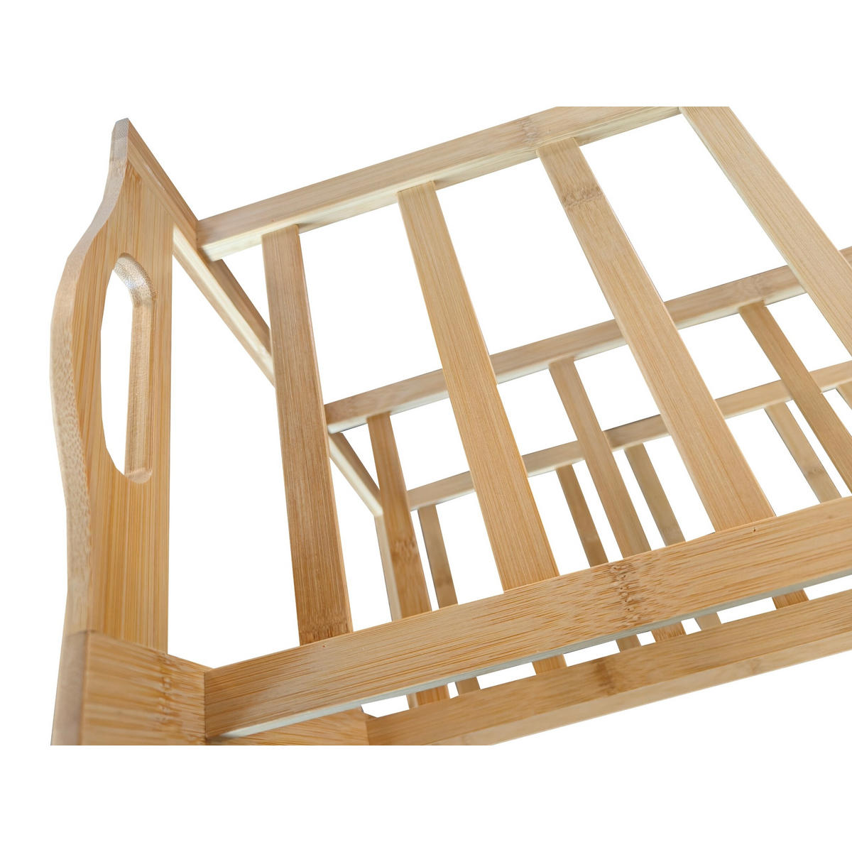 SCHUHREGAL - Hellbraun, Holz (70/48/25cm) - Relaxdays