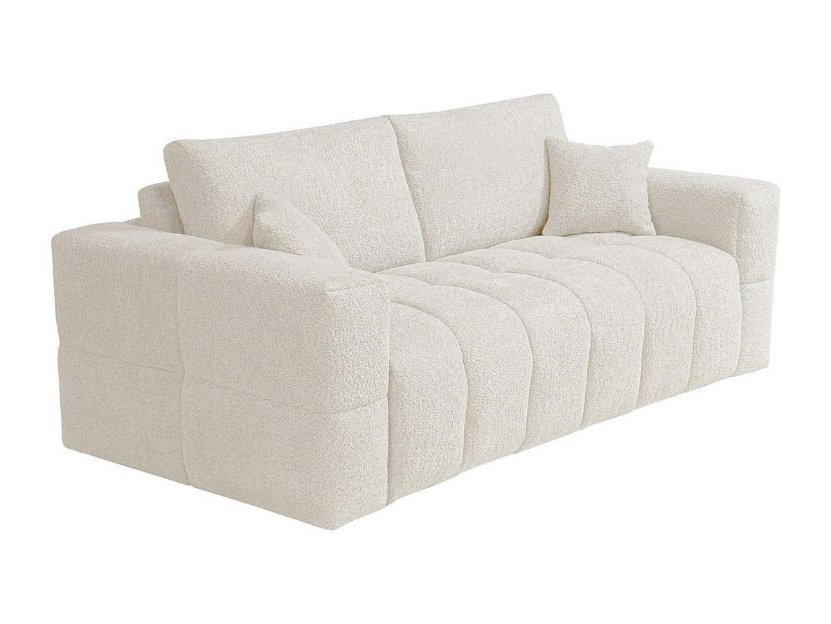 SCHLAFSOFA - 3 Personen - Stoff - Beige - - Beige, Textil (215/90/105cm) - Vente-Unique