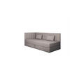 SOFA Thelma In Opera - Grau, Holzwerkstoff/Textil (207/90/97cm) - Fun Möbel