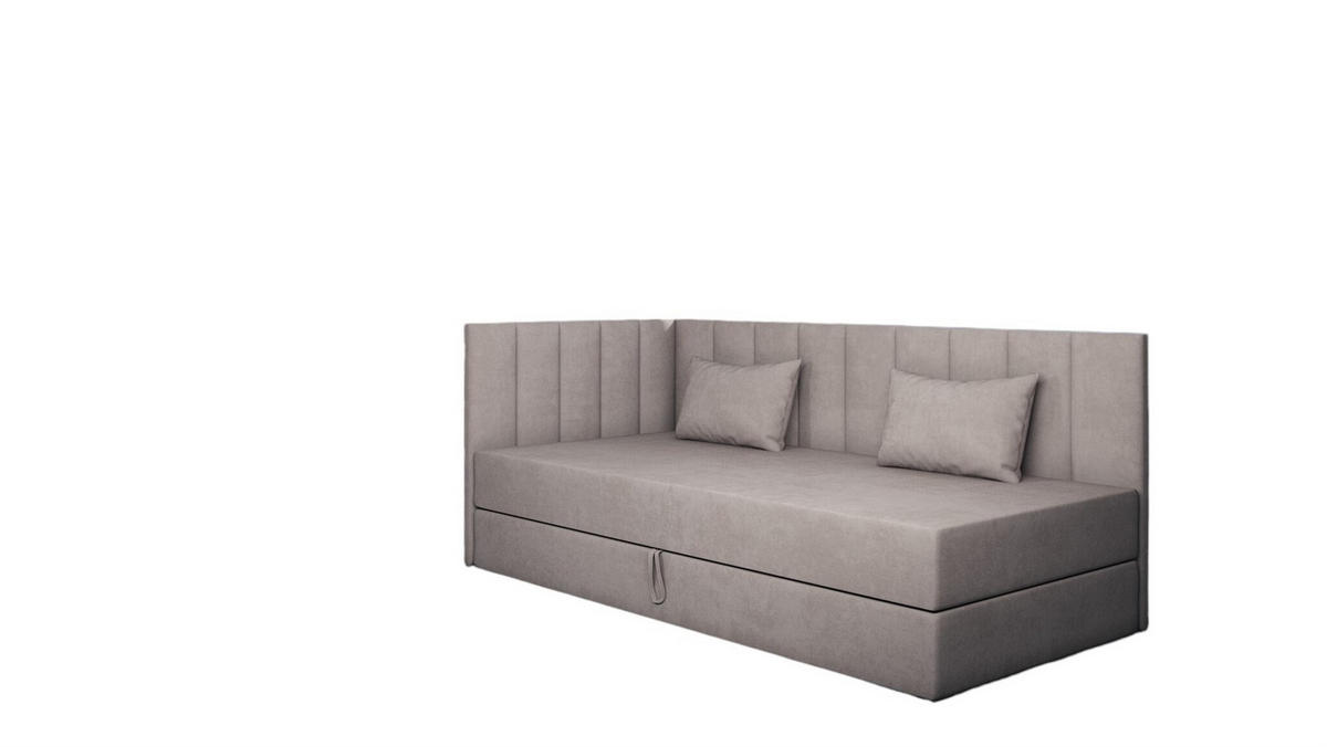 SOFA Thelma In Opera - Grau, Holzwerkstoff/Textil (207/90/97cm) - Fun Möbel