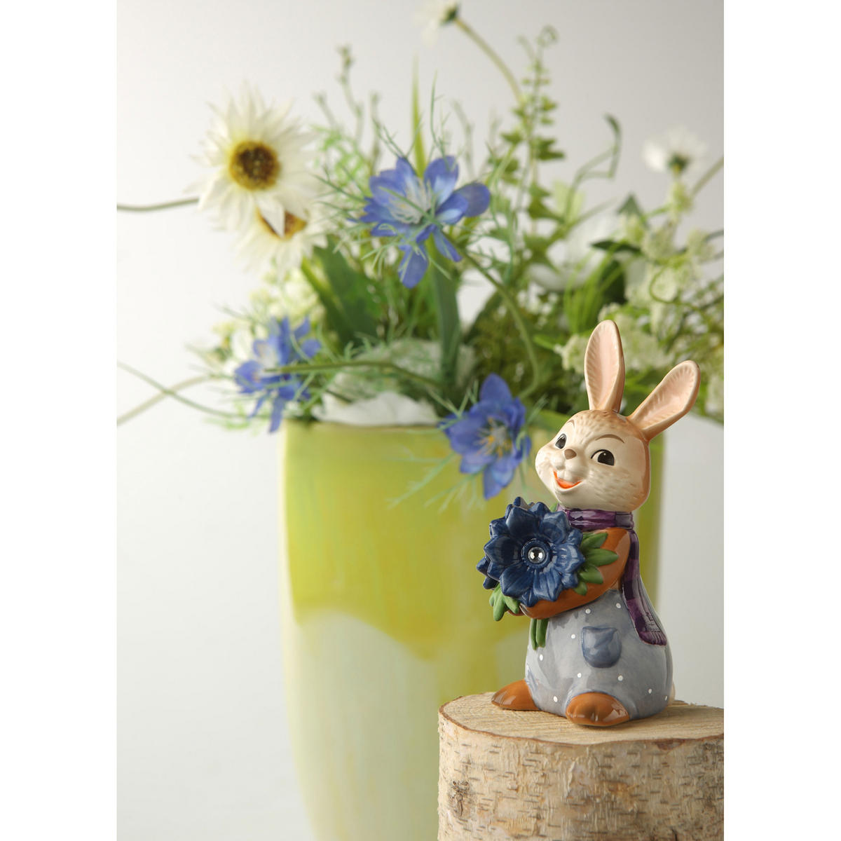 DEKOTIER Hase Kleiner Kavalier, Steingut, Bunt, 12 cm - Multicolor, Keramik (6.5/12/5.5cm) - Goebel
