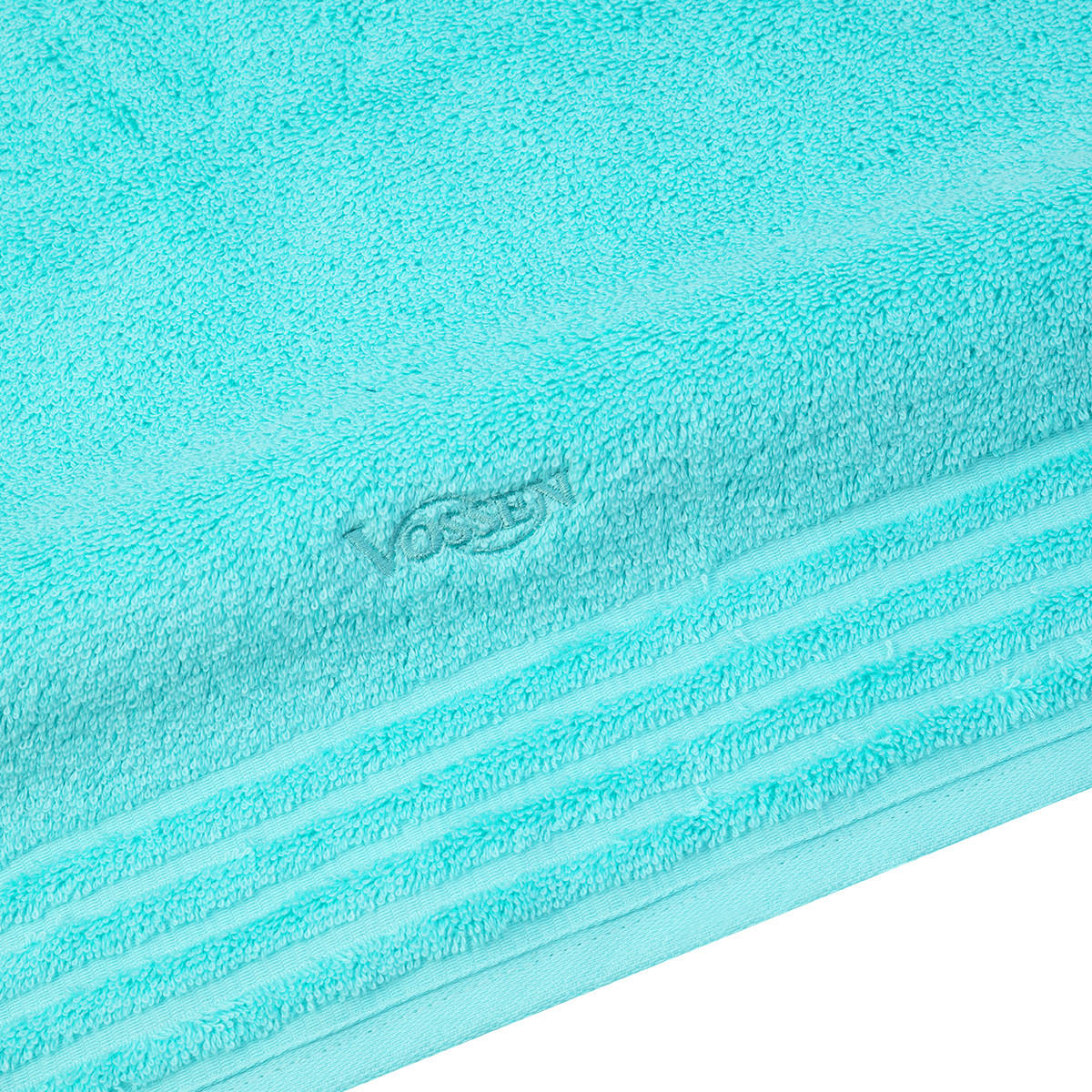 HANDTUCH Vienna Style Supersoft 4er-Set - Türkis, Textil (50/100cm) - Vossen