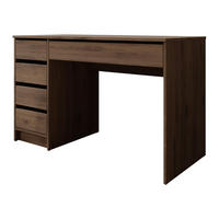 SCHREIBTISCH Ada - Nussbaumfarben, Holzwerkstoff (55/120/76cm) - MIRJAN24