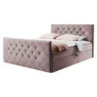 BOXBETT Malaga - Violett, Holz (140/200cm) - MIRJAN24