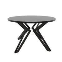 JÍDELNÍ STŮL RAMIRO 120 cm rozkládací z MDF, černý / dub Artisan - černá, kov/kompozitní dřevo (120/120/76cm) - Idohome