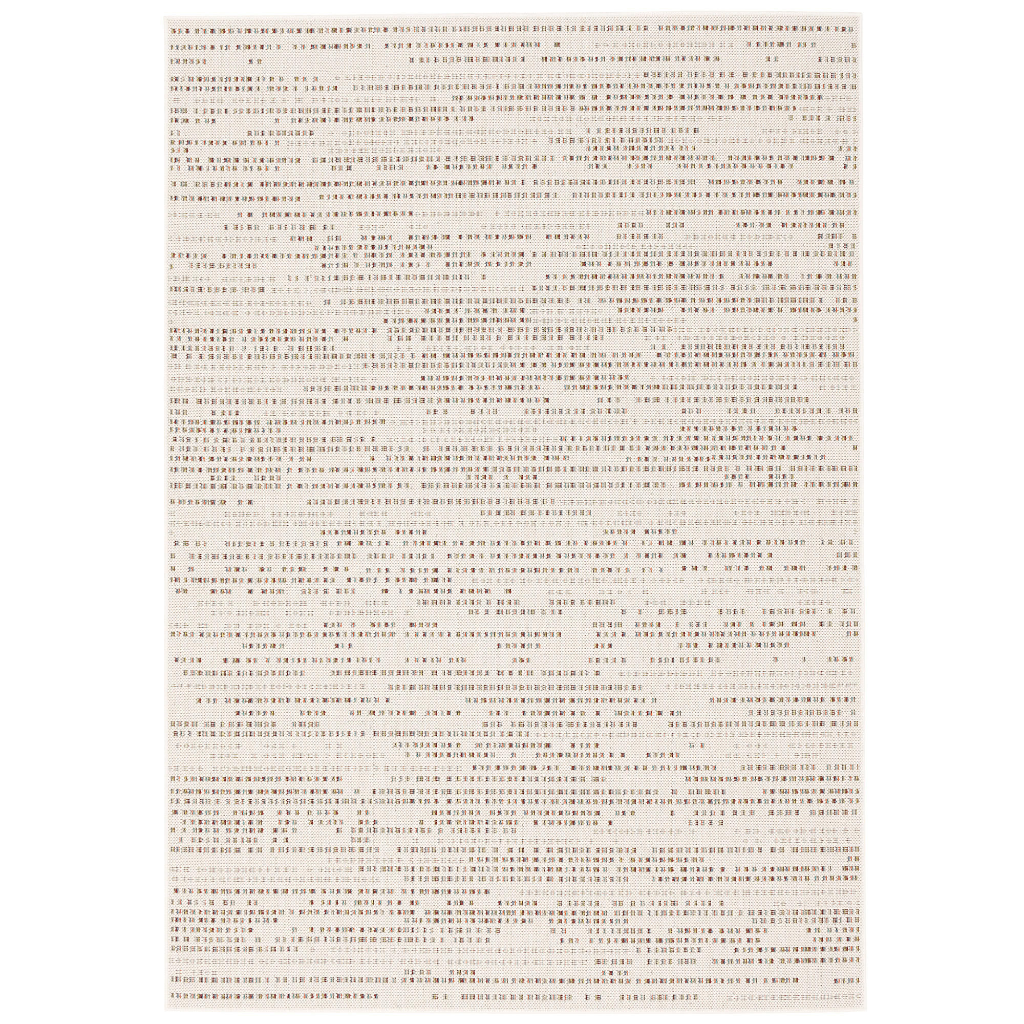 IN & OUTDOOR TEPPICH FLACHGEWEBE CAMPUS PIXEL - Beige, Textil (80/150cm) - Pergamon