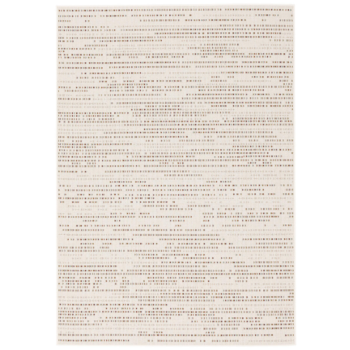 IN & OUTDOOR TEPPICH FLACHGEWEBE CAMPUS PIXEL - Beige, Textil (80/150cm) - Pergamon