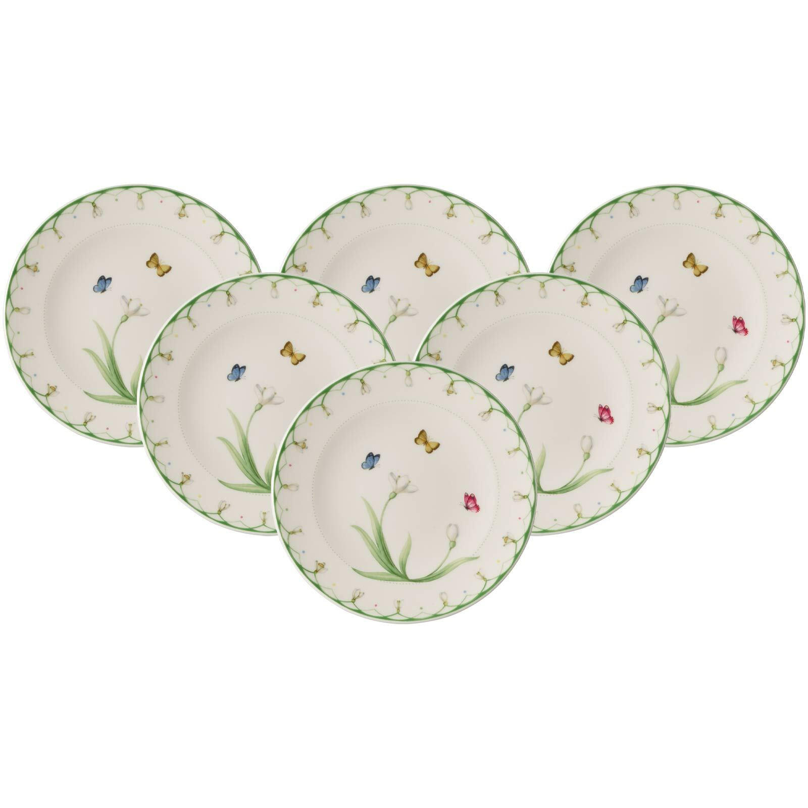 BROTTELLER Colourful Spring bunt ø 16 cm 6er Set - Multicolor, Keramik (16cm) - Villeroy & Boch