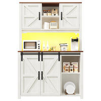 BUFFET Weiß 115/40/174.7 cm - Weiß, Holz (115/174.7/40cm) - PANGIVO