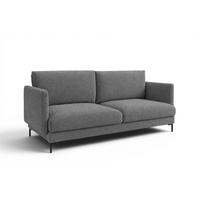 SOFA Helmer 3-sitzer In Stoff Baloo - Anthrazit, Holzwerkstoff/Textil (226/95/95cm) - Fun Möbel