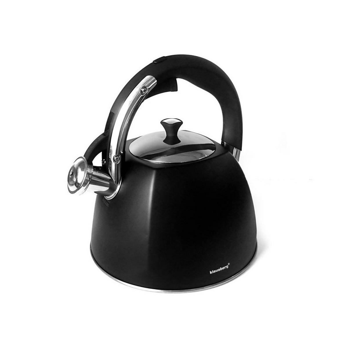 WASSERKESSEL Schwarz 24.5/16/14 cm KB7194 - Schwarz, Kunststoff (24.5cm) - Klausberg 