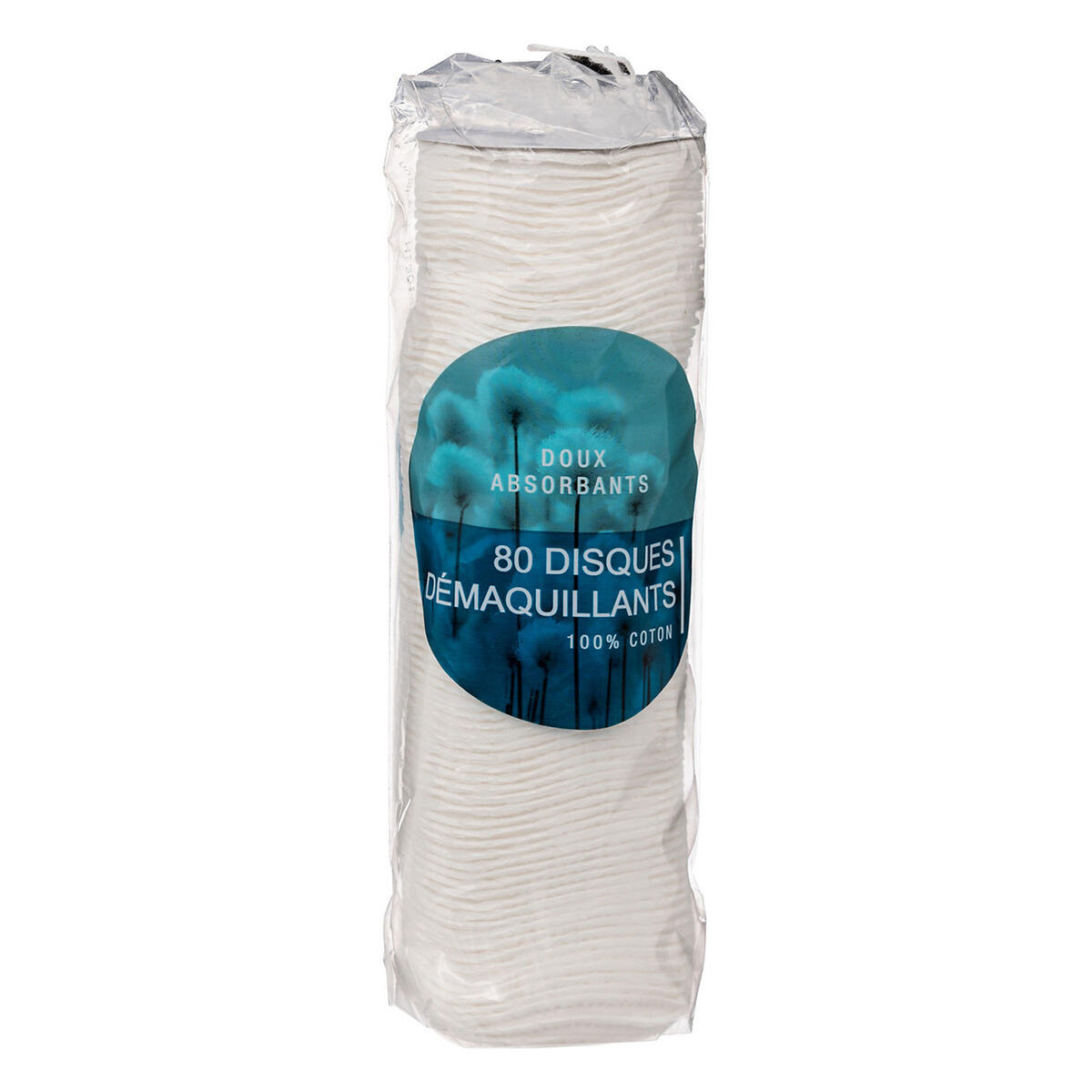 WATTEPADSSPENDER Selena mit 80 Wattepads, Kunststoff, 7.5 x 20 cm - Beige, Kunststoff (7.5/20/7.5cm) - 5five Simply Smart