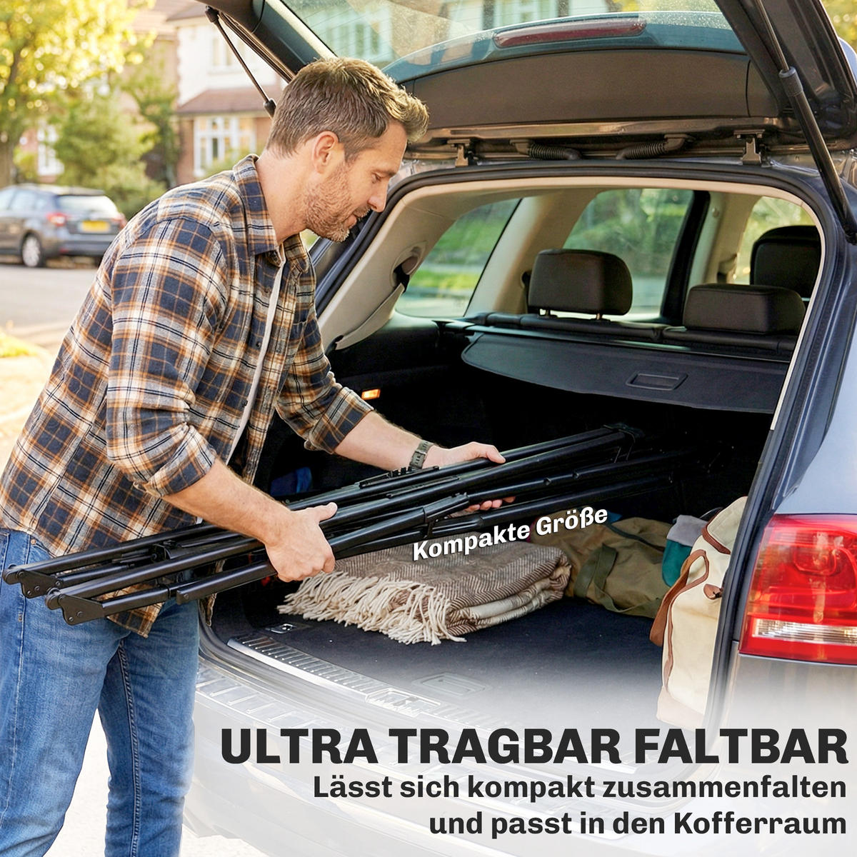 HÄNGEMATTENGESTELL Stahl Schwarz - Schwarz, Metall (290/78/100cm) - Outsunny