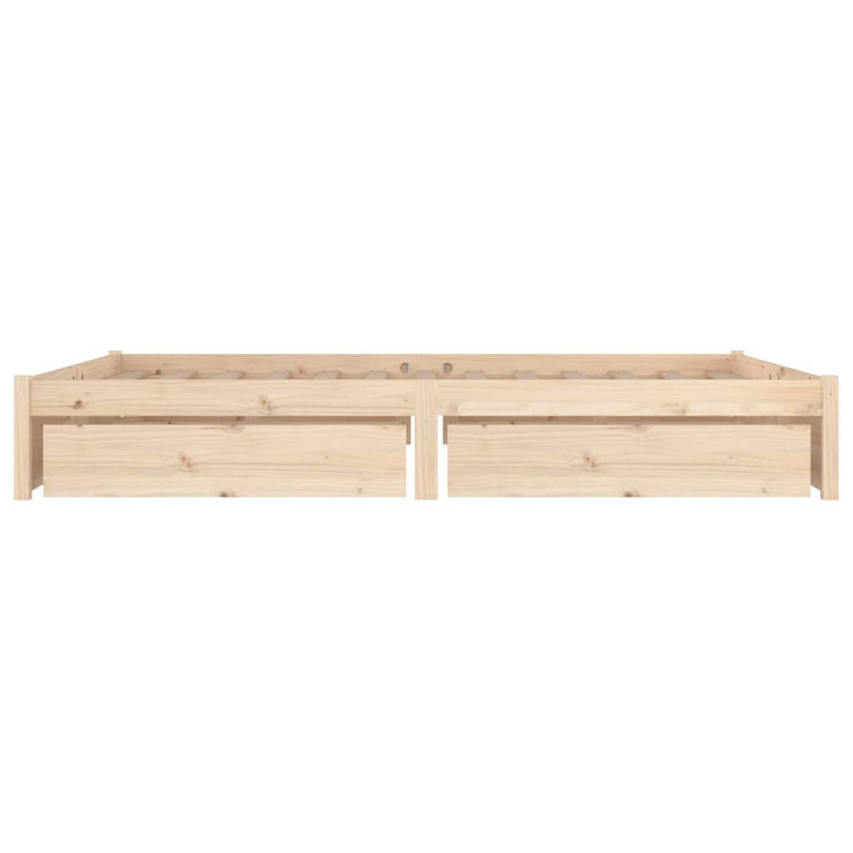 BETT Kivett 145.5/205.5 cm - Braun, Holz (140/200cm) - Nettlife