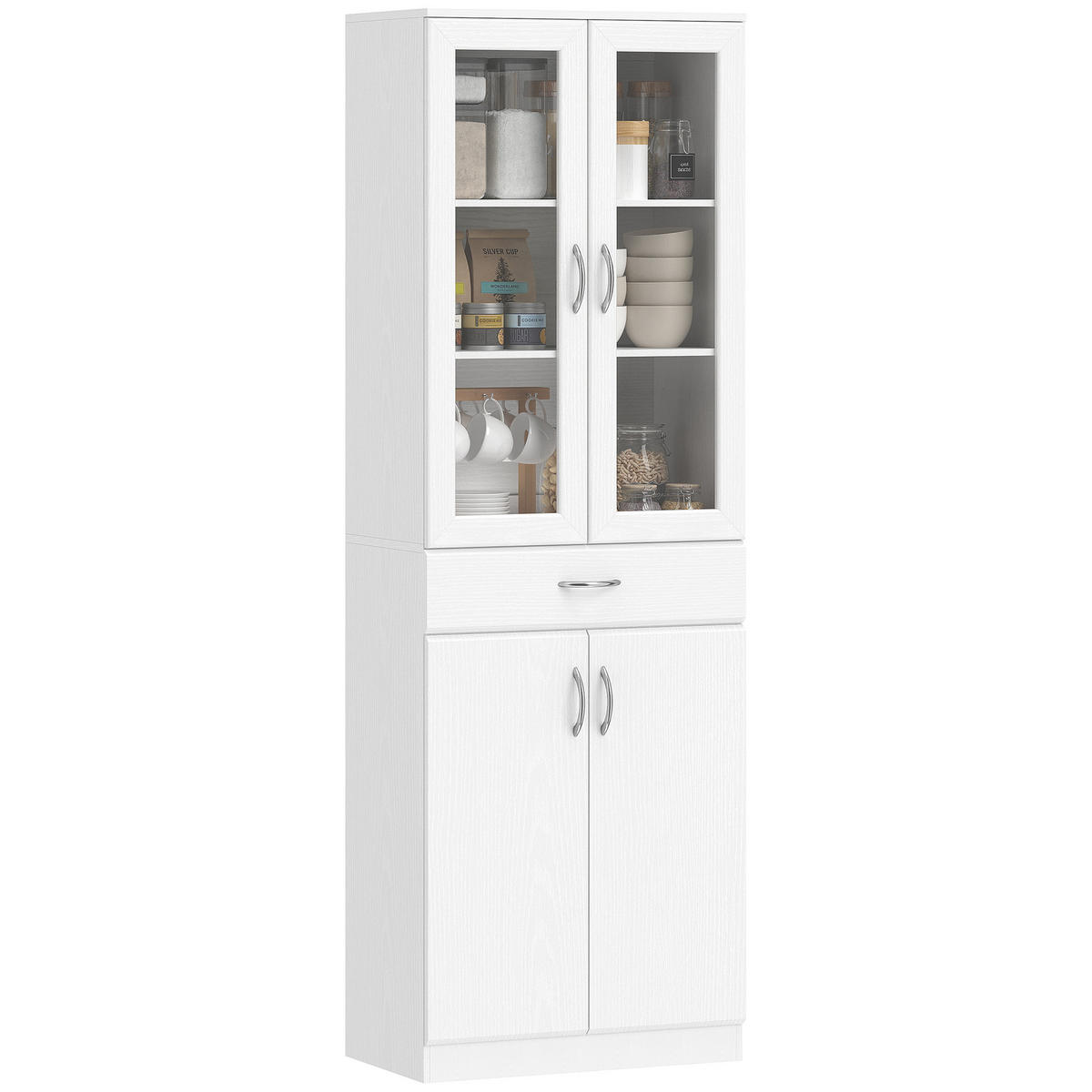 HIGHBOARD DE-08687 Weiß - Weiß, Holzwerkstoff (35/180/60cm) - ComfortXL