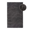 BADTEPPICH Waschbar Bath Waves 400 Anthrazit 40x60 cm - Anthrazit, Textil (40/60cm) - carpet city