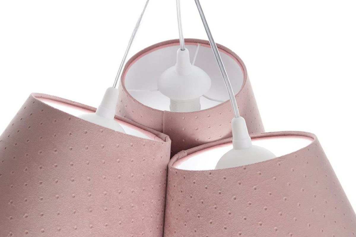 HÄNGELEUCHTE Rosa 26/19 cm - Pink, Kunststoff (26/0.8/19cm) - ONZENO