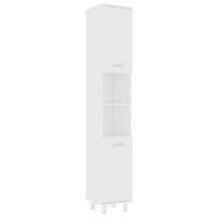 BADEZIMMERSCHRANK Weiss 30/30/179 Cm Holzwerkstoff - Weiß, Holzwerkstoff (30/179/30cm) - vidaXL
