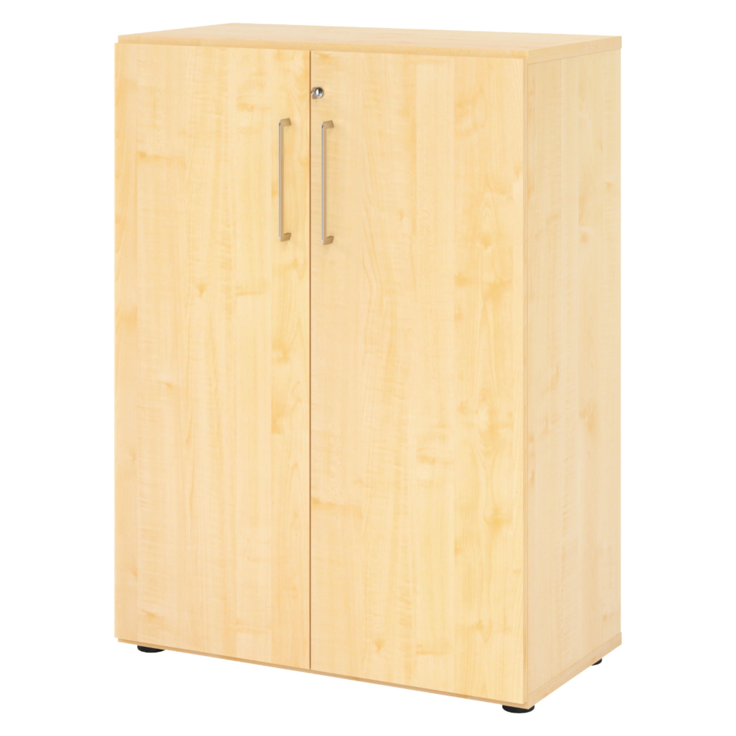 AKTENSCHRANK - 3 Ordnerhöhen 42/80/110 cm in Ahornfarben - Ahornfarben, Holzwerkstoff (80/110/42cm) - bümö