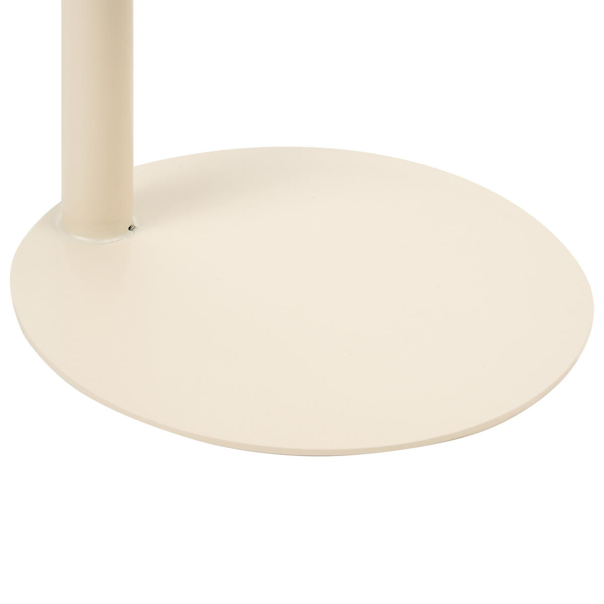 MĂSUȚĂ AUXILIARĂ DE EXTERIOR 40/40/metal bej Venturina - bej, metal (40/40/50cm) - Beliani