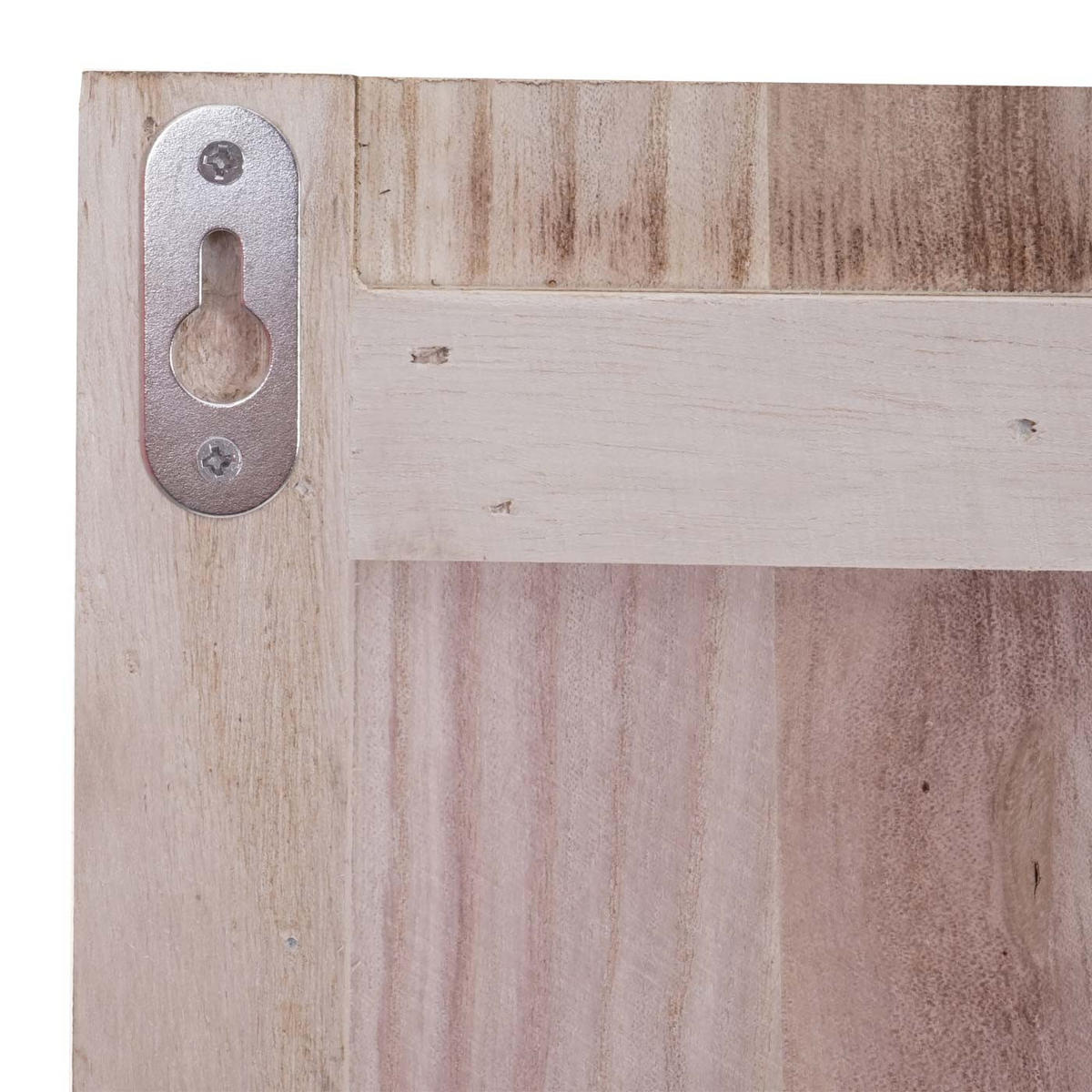 WANDGARDEROBE 91x60x10cm 6 Haken Kiefer - Kieferfarben, Holz (60/91/10cm) - BERLINLODGE