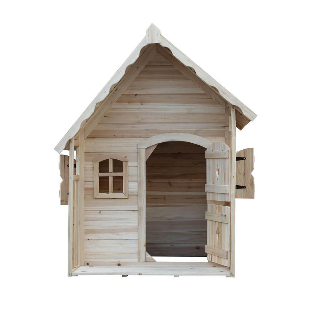 SPIELHAUS KIMI - Farbe: Natur - Naturfarben, Holz (130/140/120cm) - Home Deluxe