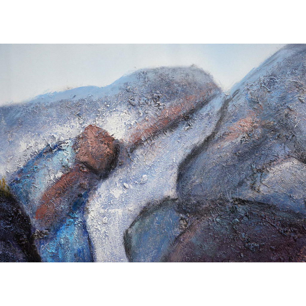 Thumbnail - MCW Wandgemälde, Mehrfarbig, Textil, 120x80 cm, Bilder und Zubehör, Wandbilder, Ölgemälde