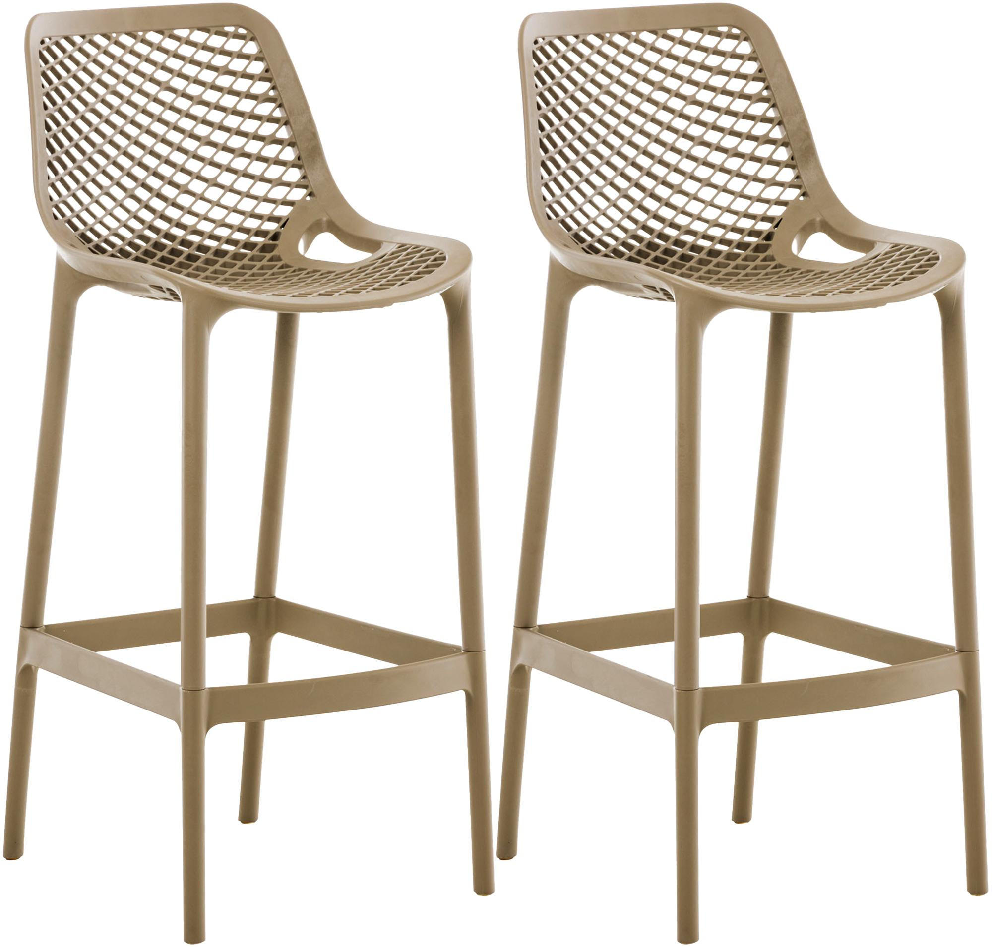 Deluke Barhocker Schlamm 45x105x53 cm