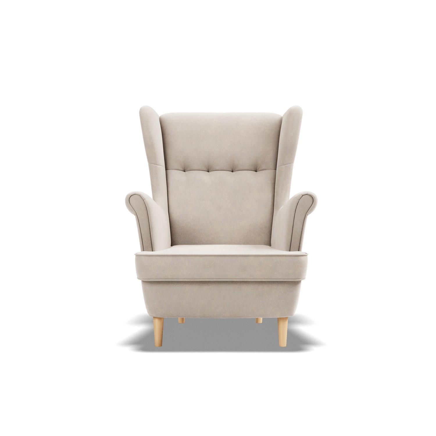 OHRENSESSEL VELO, Beige - Beige, Textil (81/102/95cm)