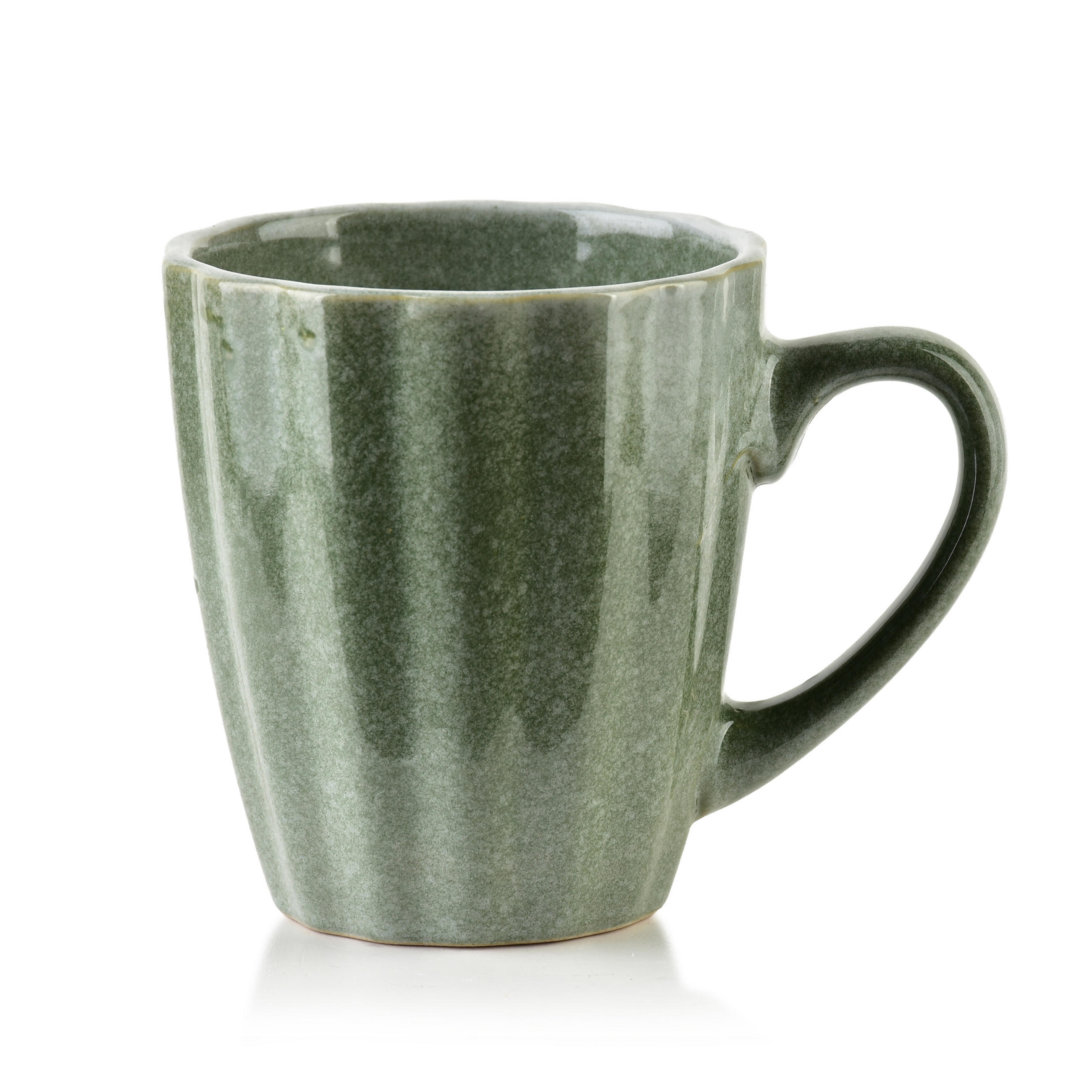 BECHER Basic Nature 11/7.5/8.5cm 190ml Keramik - Grün, Keramik (0.19L) - Mondex