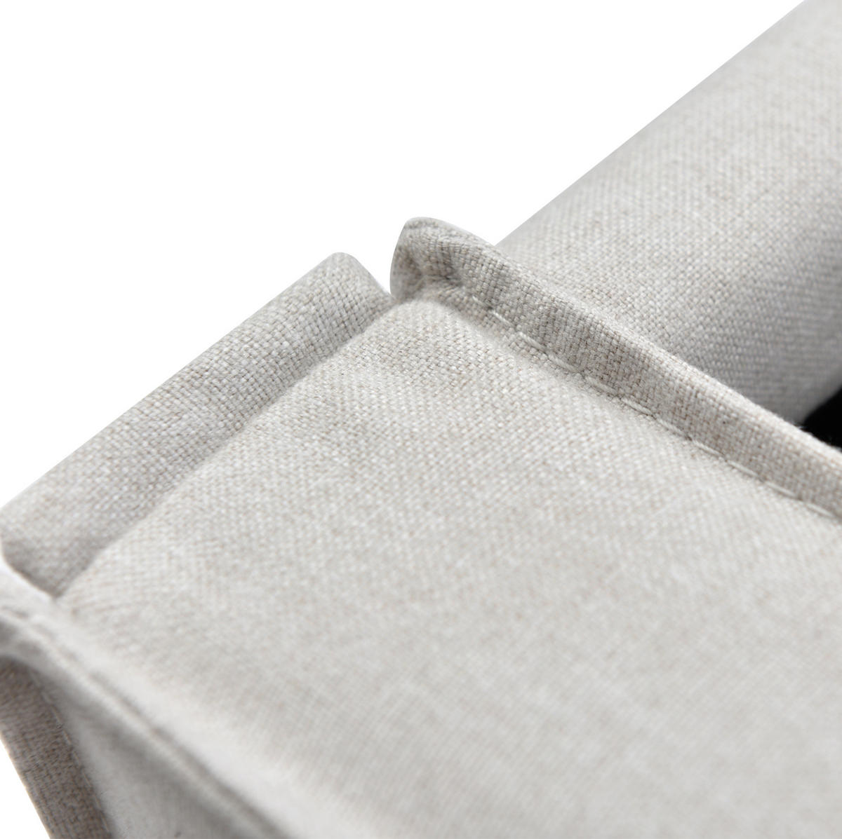 POLSTERBETT 90/200 cm Hellgrau aus Baumwolle mit Bettkasten - Hellgrau, Textil (90/200cm) - OKMYHOME