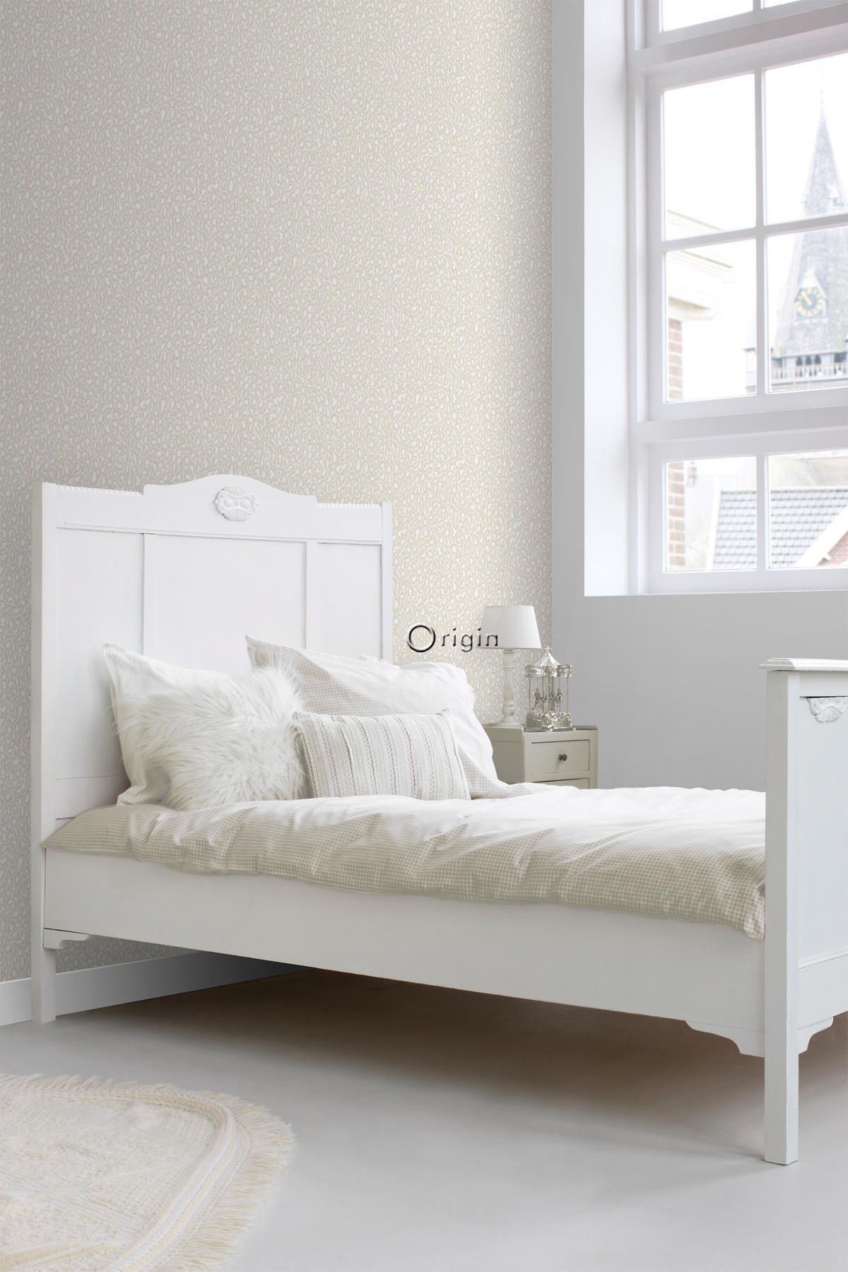 TAPETE Panter 53 cm x 10.05 m - Beige, Papier (53/0.1cm) - Origin Wallcoverings