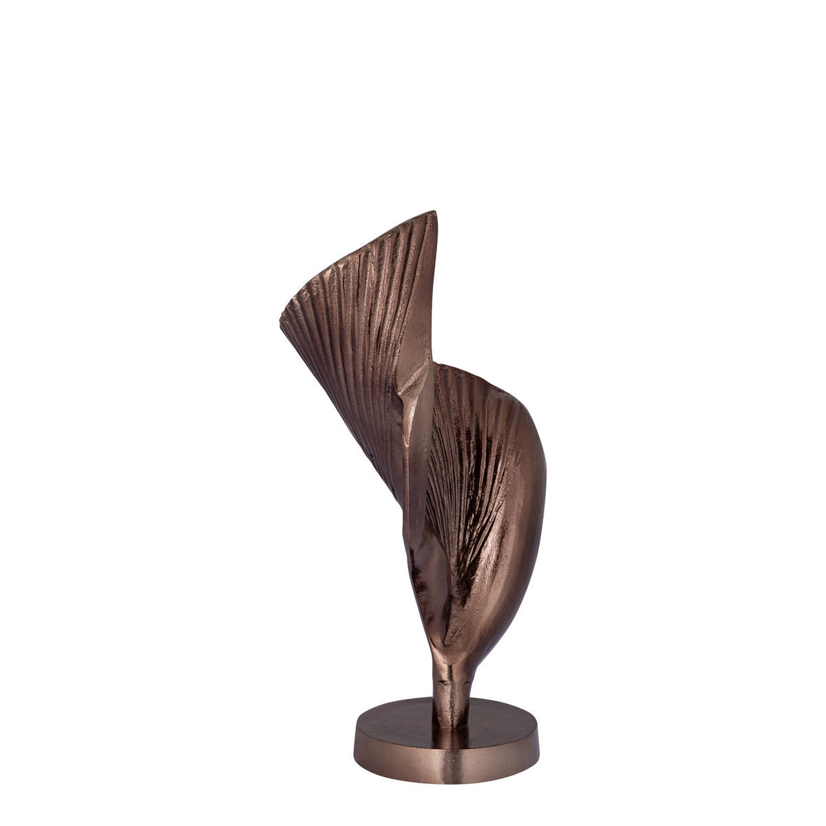 SKULPTUR Roweyda Braun 20/14/42cm - Braun, Metall (14/42/20cm) - PTMD Collection
