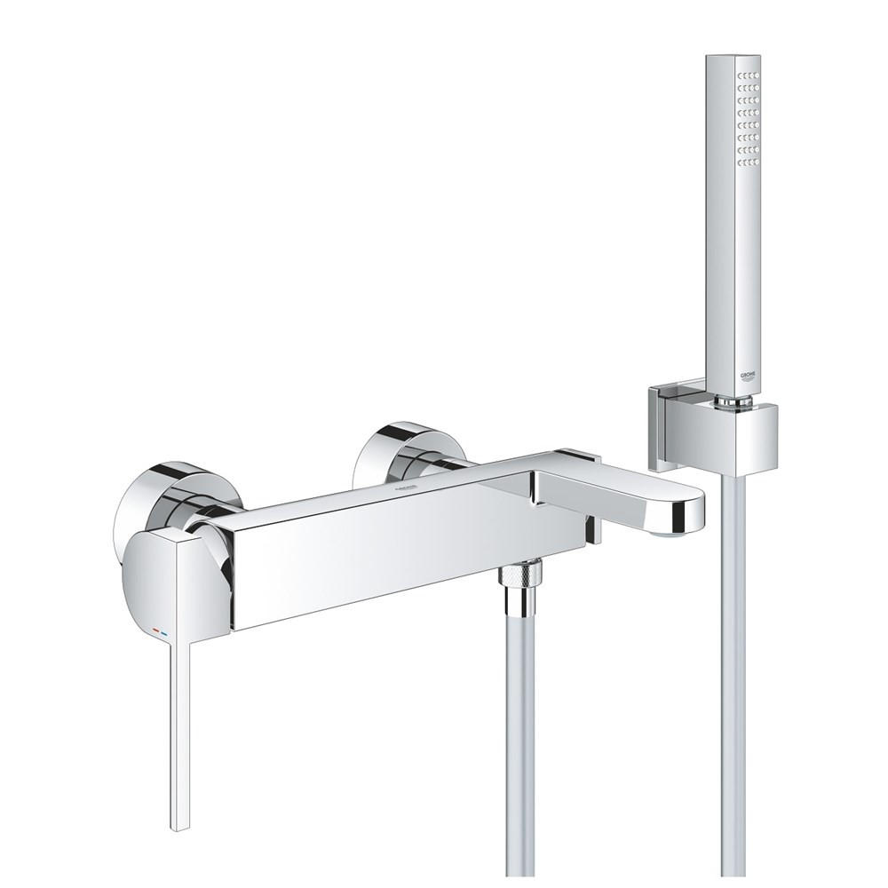 BADEWANNENARMATUREN Silber 18.9/31.1/6.3 cm 33547003 - Silberfarben, Metall (31.1/6.3/18.9cm) - Grohe